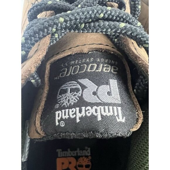 Timberland PRO Reaxion Composite Safety Toe brown sneaker NEW Men's 7M Women’s 9 - Picture 5 of 6